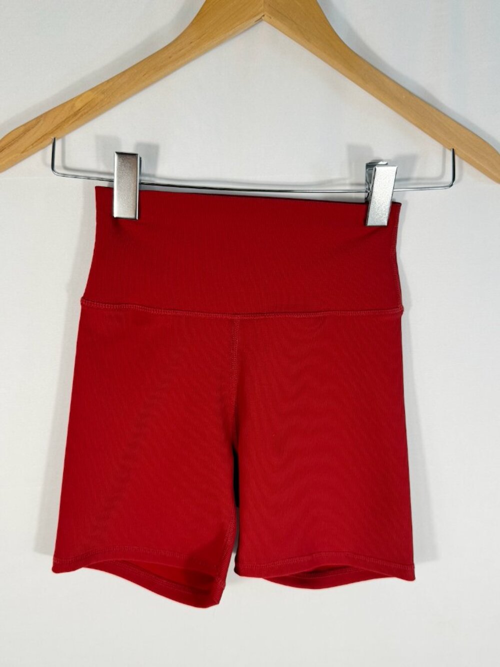 Wilo The Label Longline Halter Shorts Set in Red XS NWT 2 Piece Workout - Picture 5 of 7